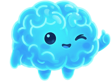 FreeBrain happy brain mascot